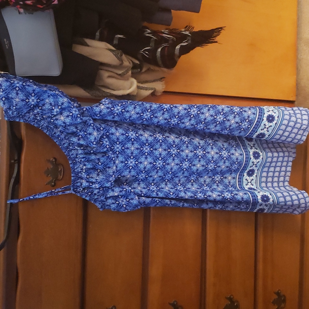 Skies Are Blue Midi Dress